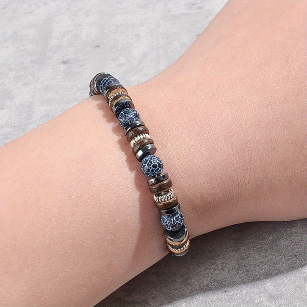 1pc stylish cool bracelet made natural stone beads suitable image 6