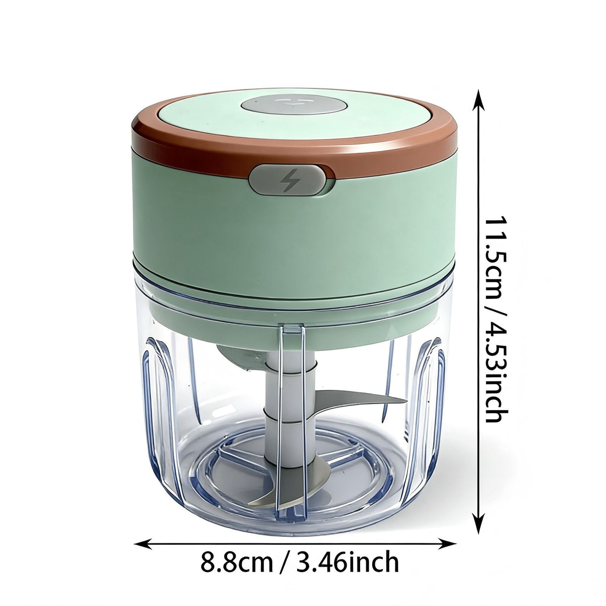 electric mini food chopper compact portable kitchen image 7