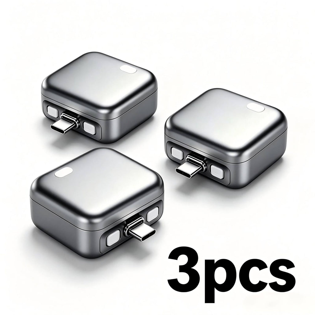 3pcs automatic disconnection charger adapter 140w type c