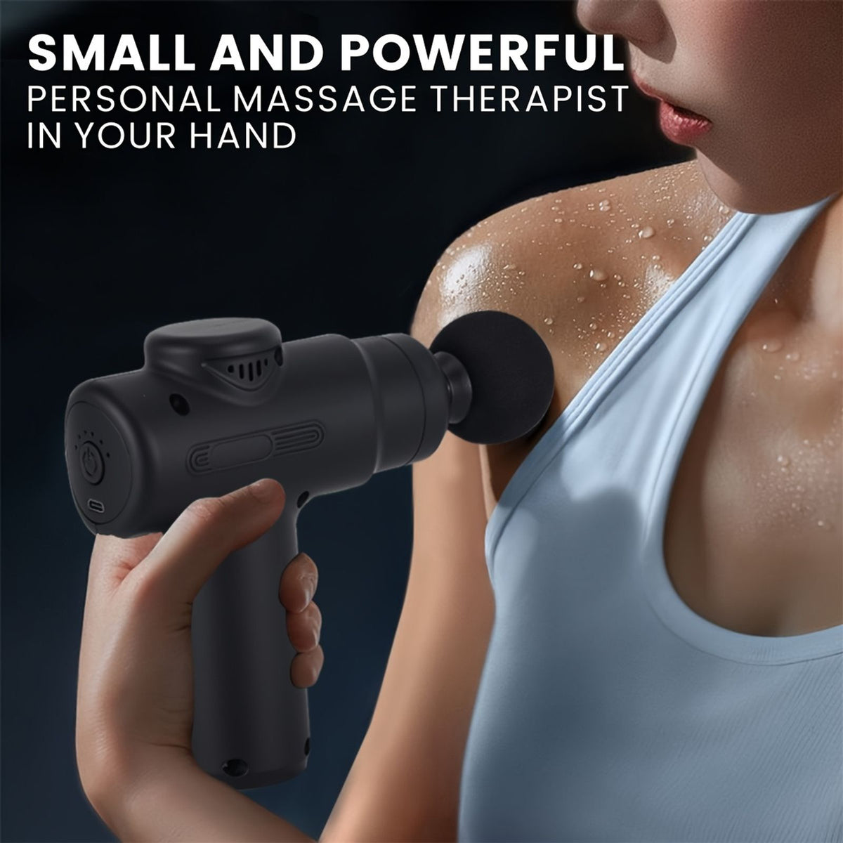 multifunctional portable fascia gun electric massager usb image 5